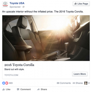 Single-image Facebook ads
