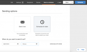 Schedule or send your email in HubSpot