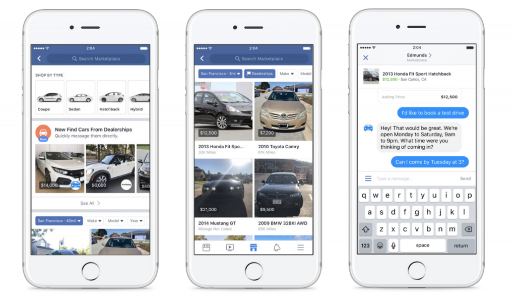 facebook marketplace for auto dealers