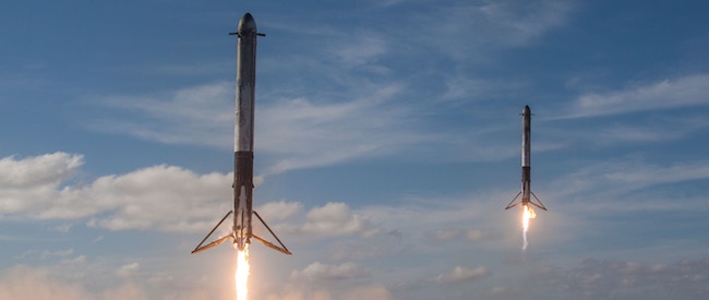 SpaceX boosters land | Innovation and creativity at 9 Clouds