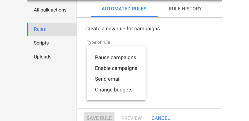 Send email about Automated Rules