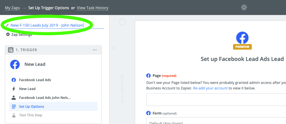 How to get started with Facebook Lead Ads (for Business Admins) on Zapier –  Zapier