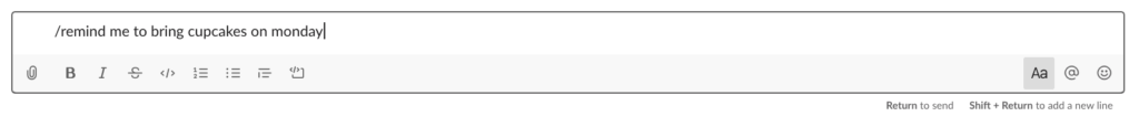 Slackbot Reminder