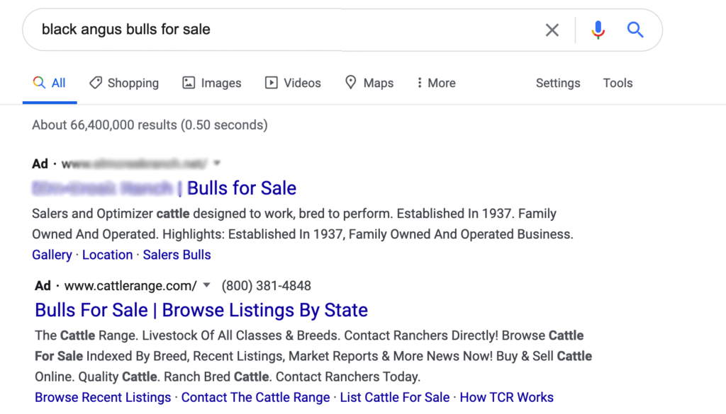 Google Ads for Livestock Marketing