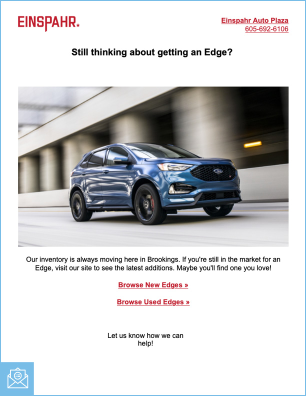 Automotive Email Marketing Examples