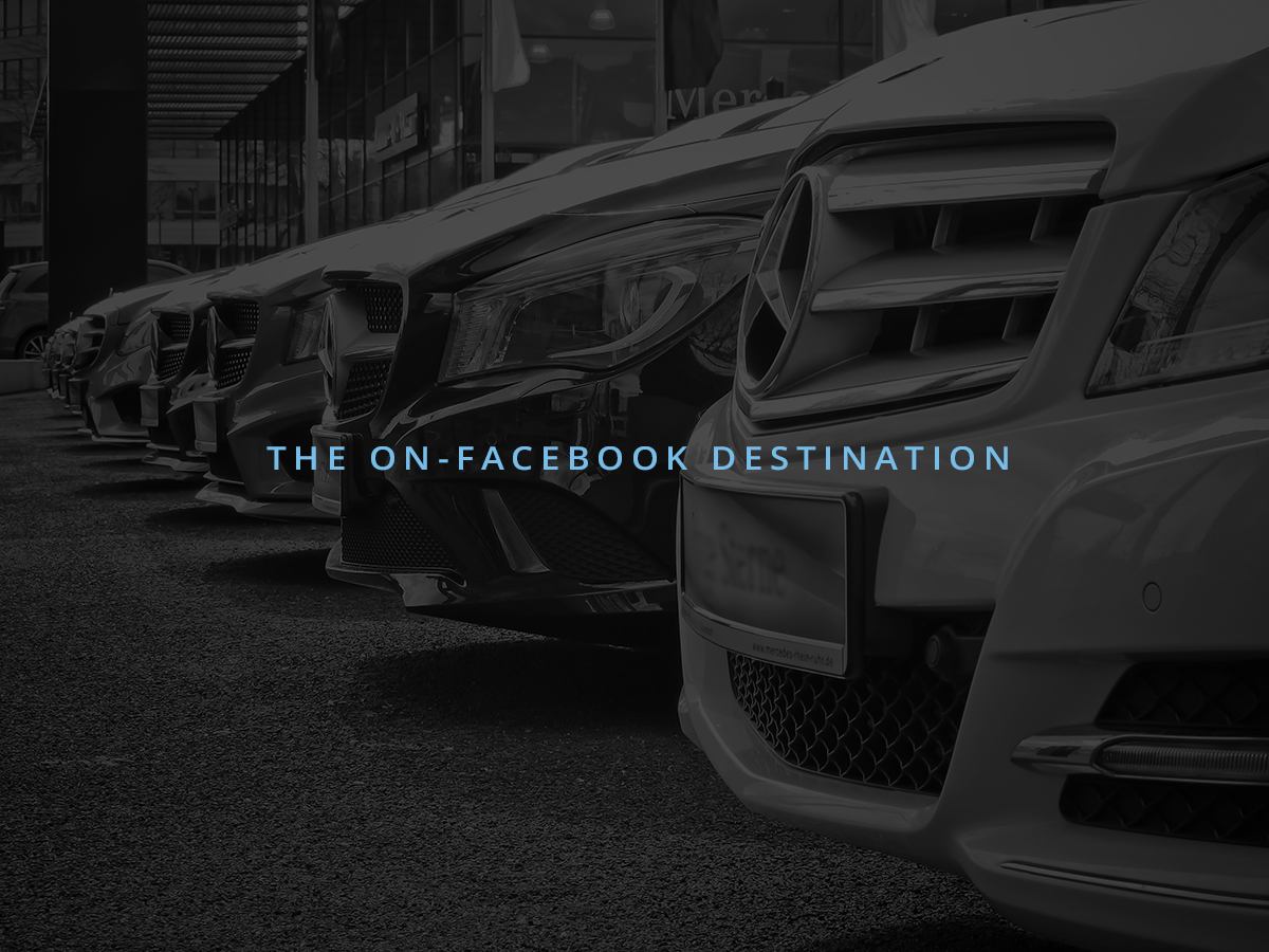[Test Results] The On-Facebook Destination for Dealership Facebook Ads